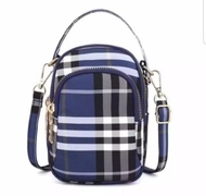 Tas Wanita Terbaru 2021 Tas Selempang Wanita Mini - SLINGBAG HP TAS MINI CHIBAO MOTIF GARIS PREMIUM