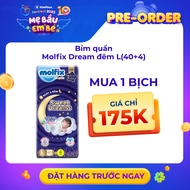 Bỉm quần Molfix Dream đêm size L/XL/XXL (Pre-order FTV)