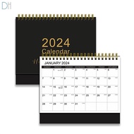[Ready stock]Dhome 2024 Simple Desk Calendar English Chronicle Desk Calendar Desktop Desk Calendar Creative Desk Calendar American Holidays