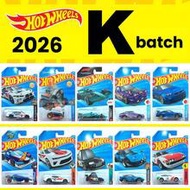 Hot Wheels 2026 K Batch Die-Cast Cars F1 Aston Martin, Toyota AE86, BMW M4 GT3, Ferrari, Nissan Skyl