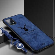 LIANPO For OPPO A57 5G OPPO A55 5G Phone Case 3D Deer Patten Cover For OPPO A57 5G Case With String