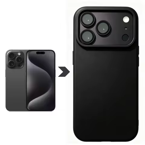 2in1 For iPhone 13 14 15 16 Pro Max, Instantly Change to iPhone 18 17 Pro/Pro Max Case with Camera P