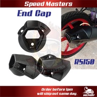 Speed Master RS150 MUFFLER EXHAUST COVER BLACK muffler cap exhaust protector CARBON BLACK ESPADA EXH