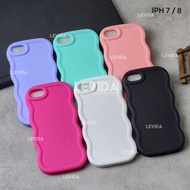Softcase Casing New Macaron Wave Color for Iphone 8 Iphone 8 Plus