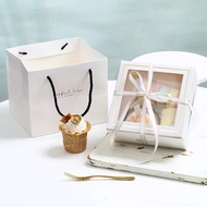 Zhen Clever 13cm Small 20cm Packaging Box Exquisite Gilding Cake Basque Roll Cheesecake Milk Cap Dir