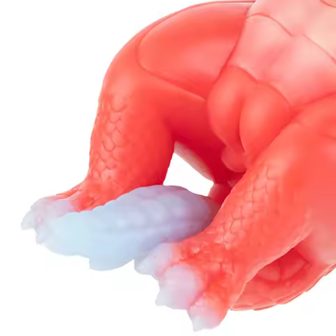 GEEBA Fantasy Red Dragon Design Male Masturbator Silicone Men's Dual Channel Pocket Pussy Onahole Re