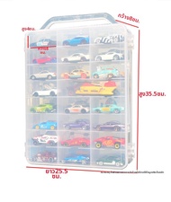 Hot Wheels | กล่องเก็บรถ Hot Wheels ขนาดใหญ่ 3 ชั้น แบบพกพา