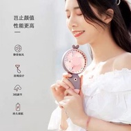 小風扇USB可充電小型學生隨身便攜式可愛迷你超靜音電風扇手持手拿折疊大風力宿舍兒童辦公室桌上床上帶電池