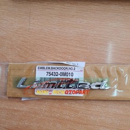 Original Yaris Limited Emblem 75432-0M010