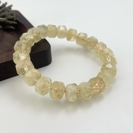 [05] Natural Faceted Rondelle Citrine Bracelets - Stone of Abundance