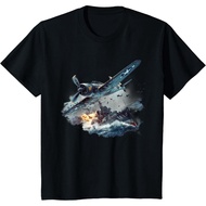 Military F&L Design Co children's t-shirt. Ww2 Battleship Fighter Planes Naval Warfare T-Shirt