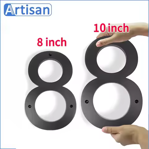 20-25 Cm Exterior House Numbers 26 Letters Digital 0-9 Apartment Door Number Outdoor House Address P