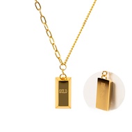 Dây Chuyền Bằng Thép Titan Màu Vàng Không Phai Dây Chuyền Xương Rắn Tối Giản Đa Năng Mới Dây Chuyền 