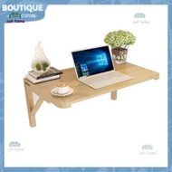 SH Double support wall connected table wall hanging table wall folding table solid wood wall hanging