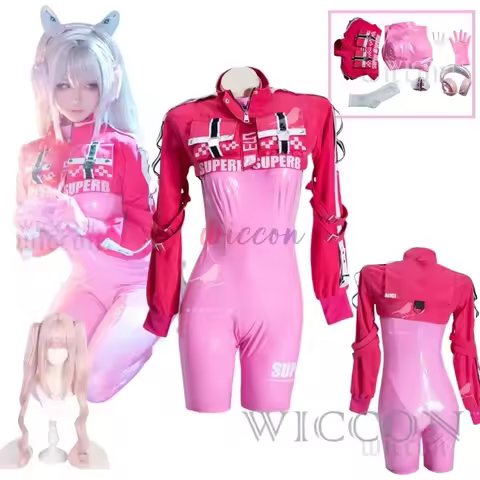 Alice Cosplay GODDESS OF VICTORY: NIKKE Cosplay Costume Bodysuit with Ear Gloves Wig Cosplay Latex C