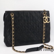 Chanel香奈兒羊皮金鍊雙肩包