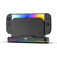 IINE RGB พัดลมทำความเย็นสำหรับสวิทช์2ท่าเรือ/Ns2/Switch2แสง RGB ระบายความร้อนได้อย่างรวดเร็วเหมาะอย่