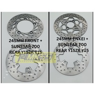 MDK Y16 Y16ZR Y15 Y15ZR V1 V2 - PIRING DISC BREK PAD DEPAN+BELAKANG DISC PLATE FRONT & REAR STANDARD