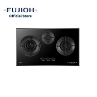 FUJIOH FH-GS7030 Gas Hob with 3 Burners (1 Double Inner Flame Burner)