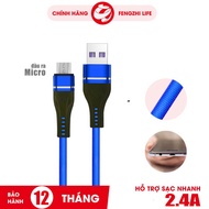 Phone charging cable with Current 2.4A, 1 meter long, high quality umbrella material FENGZHI LIFE X1