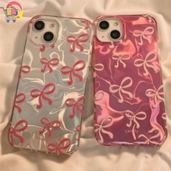 HP SS999 Gradiant Laser Watery Lovely Pink Bow Case For OPPO A5 PRO A74 A95 A78 A9 A5 A98 A1 F1S F5 