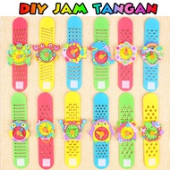 ED57 DIY CHILDREN'S WATCH / DIY HAND WATCH, EDUCATIONAL TOY PRACTICAL GOODIE BAG MONTESSORI IMAJIKID