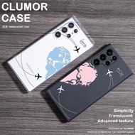 Silicone Phone Case, Transparent Soft Case, Love Map Suitable for Samsung S20/S20+/ S20 Ultra/S21/S21+/ S21 Ultra/S22/S22+/ S22 Ultra/S23/S23+/ S23 Ultra Couple Protective Case