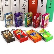 Simulation Of Japanese Snacks Gree Bailizi Biscuit Keychain Miniature Food Play Bailizi Sandwich Bis