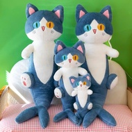 Super cute blue shark cat plush teddy bear, cat shark teddy bear - TiemGauLacLoi