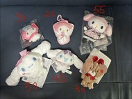 sanrio melody cinnamoroll jackie 公仔吊飾