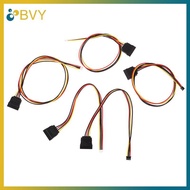 BVY  PH 2.0mm 4Pin Small Type To 15Pin HDD SATA Power Supply Cable Cord 20AWG Wire For Industrial Al