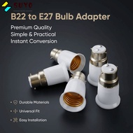 SUYO B22 To E27 Adapter, Long Lasting Edison Screw LED Lamp Adapter, Universal Anti Burning Heat Res