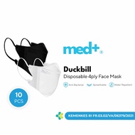 [SA] Masker Med+ Duckbill 4Ply Disposable Face Mask Kesehatan Sekali