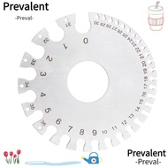 PREVALENT Round Wire Gauge, Non-Ferrous Metal Gauge Metric and Imperial Scales Thickness Gauge, Stai