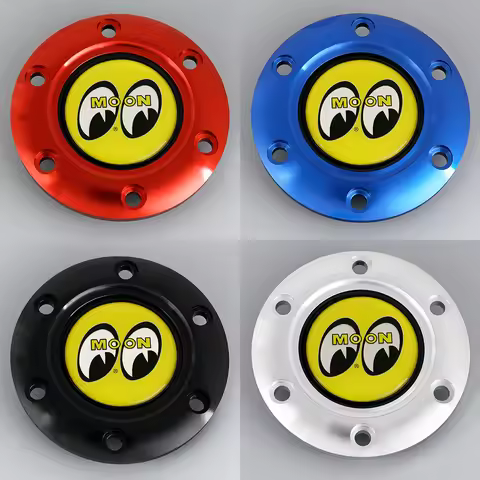 MOONEYES Racing Sport Steering Wheel Horn Button+Retainer Ring fit for MOMO OMP NRG VERTEX SPARCO