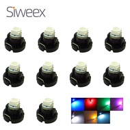 10Pcs T3 T4.2 T4.7 B8.4 B8.5 Automatic Car LED Dashboard Bulb Instrument Panel Beam Indicator Light 