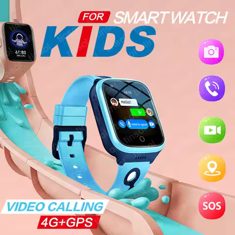 4G Kids Smart Watch K9 Camera SOS GPS WIFI Video Call Waterproof Monitor Tracker Location LBS Baby C