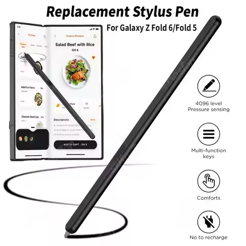 For Samsung Galaxy Z Fold 6/Fold 5 Replacement Stylus Pen Higher Fluency 4096 Pressure Level S Pen E