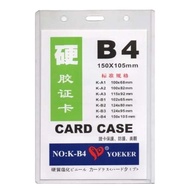 TERMURAH ASKO CARD CASE B4/PLASTIK ID CARD CASE TEBAL UK. B4 | COD