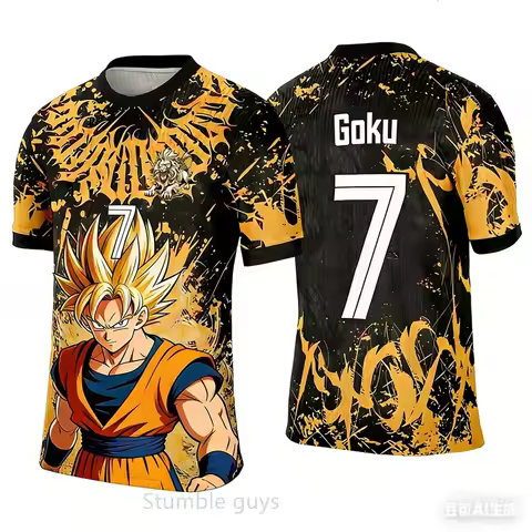 Kids Dragon Ball Z T-shirt Boys Clothes Girls Basketball Jersey Vegeta Women Super Saiyan 3 Shirt
