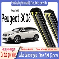 Peugeot 3008 Dedicated Wiper Peugeot 3008 (2017-2021) Double Rubber Strip Wiper 2009-2016 T8 Cartila