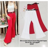 0347 / 0197 - Cubrai Scuba material, waistband, loose Belt, fit to XL, pjg 95