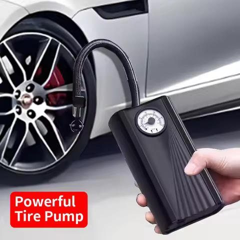 Portable Car Tire Air Pump Tire Inflator Pump Air Compressor﻿ For Cars Tire Electric Bike Mountain R