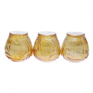[Orange - 3 sizes] Combo of 3 jars of lotus bud-shaped scented candles Eden Candle FTRAMART (Size op