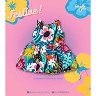 Songkran Fjord Blue Dress l Kingpin by Cartelkids
