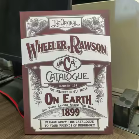 Co. Video Game Props Replica Wheeler Rawson Catalogue Cosplay Wheeler Rawson Arthur Morgan Journal A