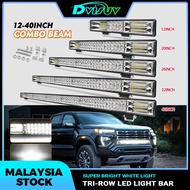 DVISUV 3-ROW 12" 20" 26" 32" 40"inch Led Light Bar Work Light Led bar 3-Row 4x4 Truck ATV Car Roof O