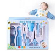 【Fast-selling】 10pcs/baby Care Set Newborn Beauty Manicure Set Baby Nail Haircut Brush Tool