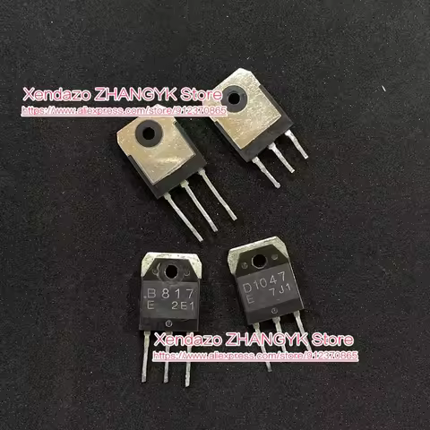 5Pair 2SB817 2SD1047 B817 D1047 Audio Power Amplifier Paired Transistor TRANS PNP 140V 12A TO-3P TO-