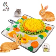 Rabbit Feeding Sniffing Mat Pet Foraging Mat Mental Stimulation Rabbit Interactive Feeding Mat